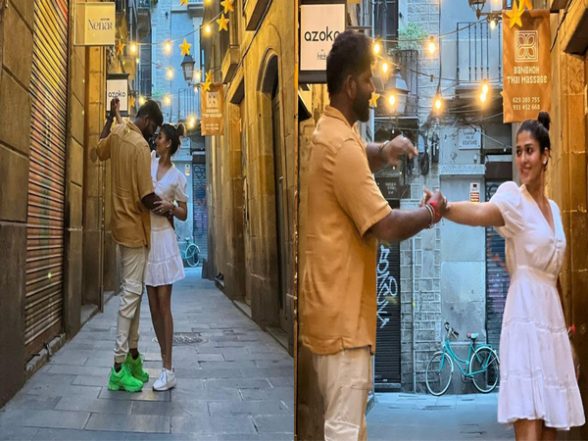 Noticias de entretenimiento |  Vignesh Shivan comparte adorables fotos con Nayanthara de su viaje a España