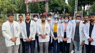 India News | AIIMS Paramedical Students Protest for Hostel Accommodation