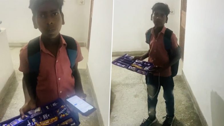 Watch: 7-Year-Old Boy Turns Zomato Delivery Employee, Rides Cycle to Drop Off Food After His Father's Accident; Viral Video Gets Mixed Responses Online