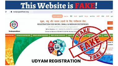 Fake Website Claim to Register for 'MSME Udyam', PIB Fact Check Reveals the Truth