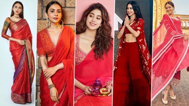 Navratri 2022 Day 2 Colour and Date: Bollywood Actresses and Their Ethnic Looks for a Stylish Wardrobe Inspiration