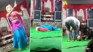 Video: Stage Artist Collapses on Stage While Perfoming in Ganesh Utsav Programme in Jammu, Dies of Heart Attack