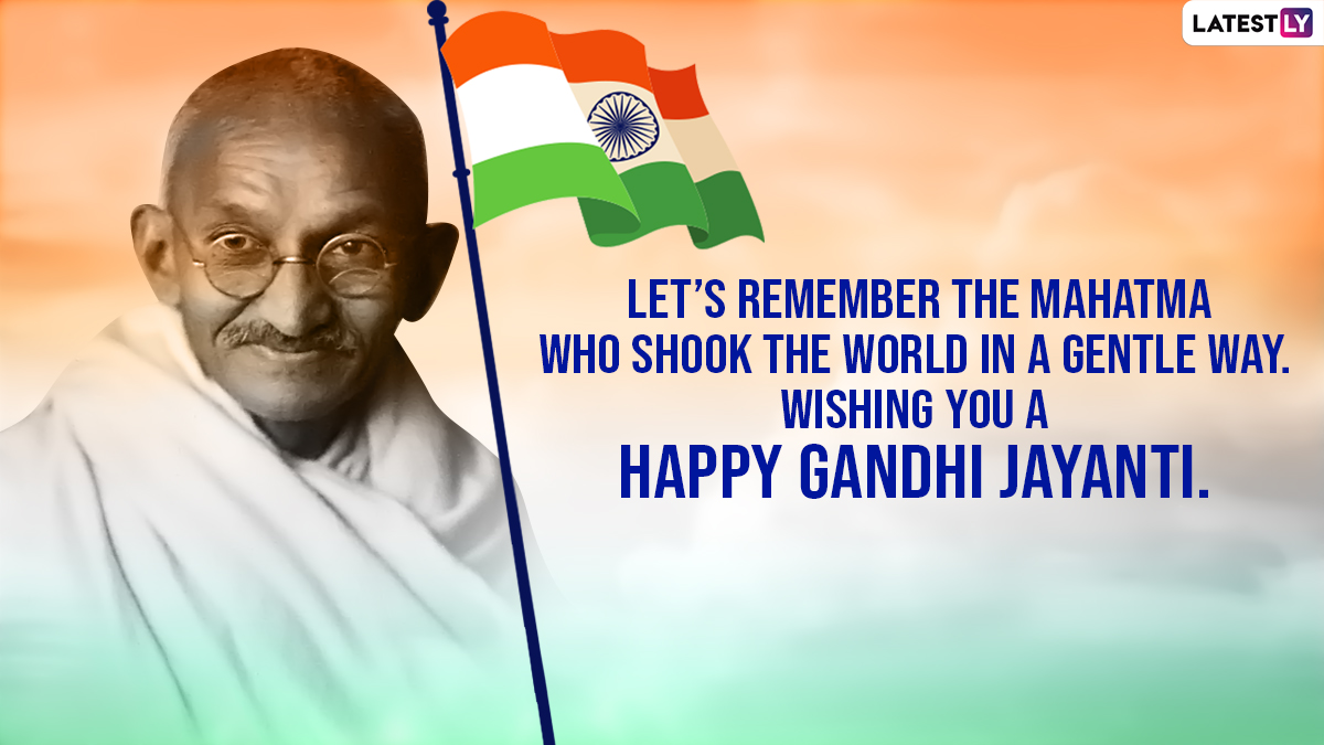 Gandhi Jayanti 2022 Wishes and Greetings: WhatsApp Messages, Images ...