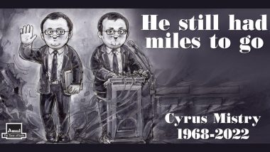 RIP Cyrus Mistry! Amul Topical Pays Tribute to the 'Dynamic Businessman' in Latest Ad, View Tweet