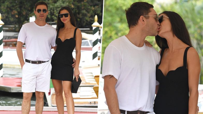 Amy Jackson and Ed Westwick Show Off PDA During Day Out in Italy! View Pics of the Couple Sharing Passionate Kiss