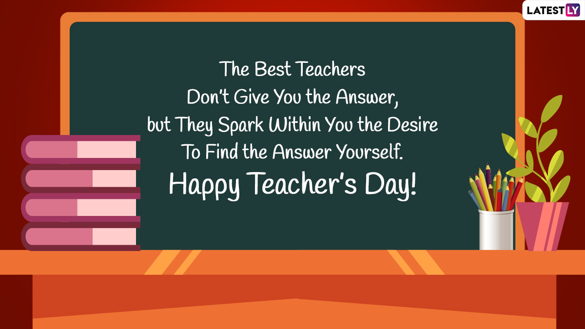 Happy Teacher’s Day 2022 Wishes & Thank You Quotes: Facebook Messages