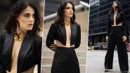 Radhika Madan&rsquo;s Shirtless Look Raises Temperature at TIFF 2022; View Pics of Kacchey Limbu Actress in Stunning Crop Blazer and Pants