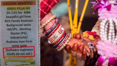 'Software Engineers, Don't Call' Matrimonial Ad Goes Viral, Bizarre Instruction on Newspaper Advertisement Grabs Users' Attention