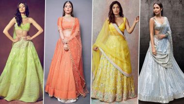 Navratri 2022 Colour-Wise Outfit Ideas for 9 Days: Ananya Panday, Hina Khan & Other Celeb-Inspired Looks To Flaunt on This Nine-Day Long Festival