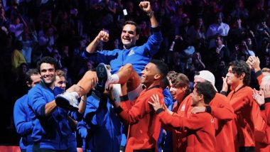 Roger Federer Reacts After Official Retirement From Tennis Post-Laver Cup 2022 Doubles Match, Thanks Players and Fans for 'Sharing this Moment'