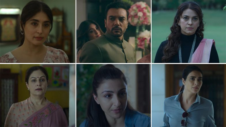 Hush Hush Trailer: Juhi Chawla, Soha Ali Khan, Shahana Goswami, Kritika Kamra, Karishma Tanna’s Amazon Prime Series Promises to Be a Gripping Murder Mystery (Watch Video)