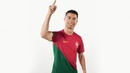 Cristiano Ronaldo Sports Portugal's New Home Jersey For 2022 FIFA World Cup in Qatar (See Pic)