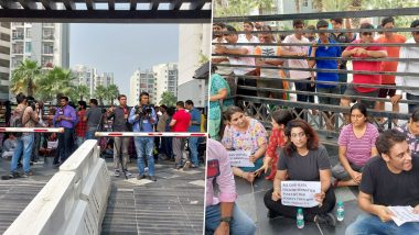 Noida: Demolition Drive Underway at Grand Omaxe Society, Residents Shut Gates in Protest