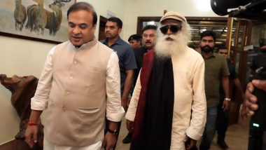 Chintan Shivir: Assam CM Himanta Biswa Sarma Held Deliberations With Spiritual Leader Sadhguru on Development of State