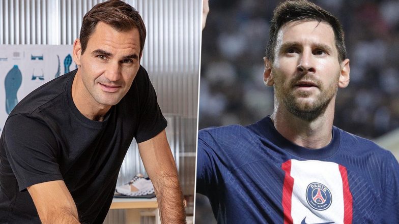 Roger Federer Retires: Lionel Messi Pays Tribute to Swiss Legend, Calls Tennis Star 'A Genius' (See Post)