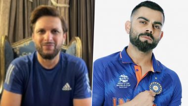 Shahid Afridi Keen on Seeing Virat Kohli Retire on a High, Says, ‘It Shouldn’t Reach a Stage Where You Are Dropped From the Team’ (Watch Video)