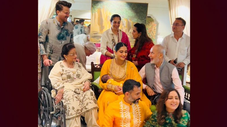 Anil Kapoor Wishes Mother Nirmal Kapoor on Her Birthday by Sharing a Happy Fam Pic Featuring Sonam Kapoor-Anand Ahuja's Baby Vayu!