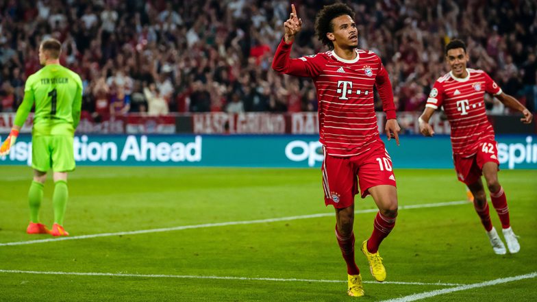 Bayern Munich 2-0 Barcelona, Champions League 2022-23: Leroy Sane Scores to End Catalan's Unbeaten Start (Watch Goal Video Highlights)