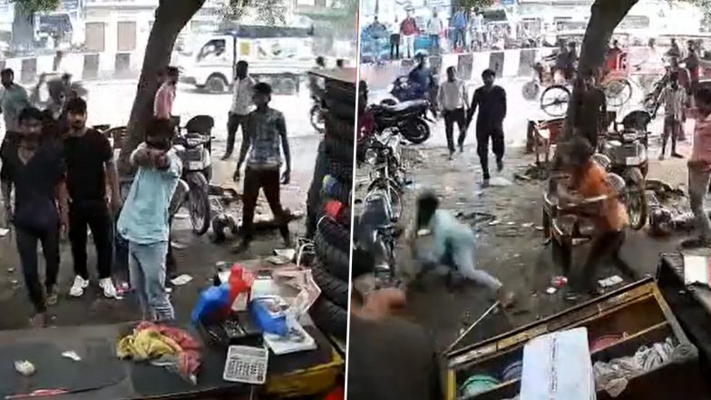 Video: Miscreants Attack Businessman, Open Fire at Him in Agra for Not Paying Extortion