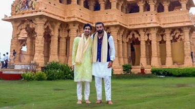Ayan Mukerji and Ranbir Kapoor Visit Somnath Temple Post Brahmastra's Success (View Pic)
