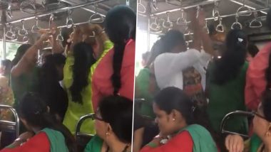Navratri Fervour Grips Mumbai! Women Perform Garba Inside Local Train, Video Goes Viral