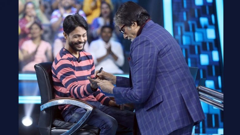 KBC 14: Amitabh Bachchan Signed An Autograph On The Hand Of The ...