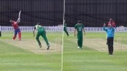 Bystander Hurls X-Rated Expletives After Cricketer&rsquo;s Six Hits His Car in Queensland (Watch Video)