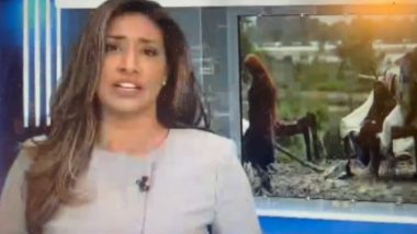 Canadian Anchor Farah Nasser Continues With Live TV Segment on Pakistan Floods Even After Swallowing Fly (Watch Video)