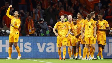 Netherlands 1-0 Belgium, UEFA Nations League 2022-23: Virgil van Dijk Scores As Dutch Team Qualify for Finals (Watch Goal Video Highlights)