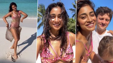 Shriya Saran Gives Glimpse of Her ‘Beautiful Mornings’ and Stunning Beach Looks in Maldives (Watch Video)