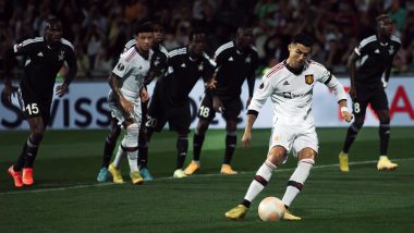 Sheriff 0-2 Manchester United, Europa League 2022-23: Cristiano Ronaldo's First UEL Goal Secures Maximum Points for Red Devils (Watch Goal Video Highlights)