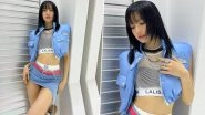 BLACKPINK&rsquo;s Lisa Looks Stylish in Netted Tank Top and Denim Skirt; View Pics of Shut Down Singer