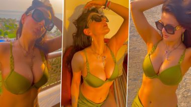 Ameesha Patel Is a Gorgeous Bikini Babe as She Soaks Sun in the Sunny Weather of Bahrain (Watch Video)