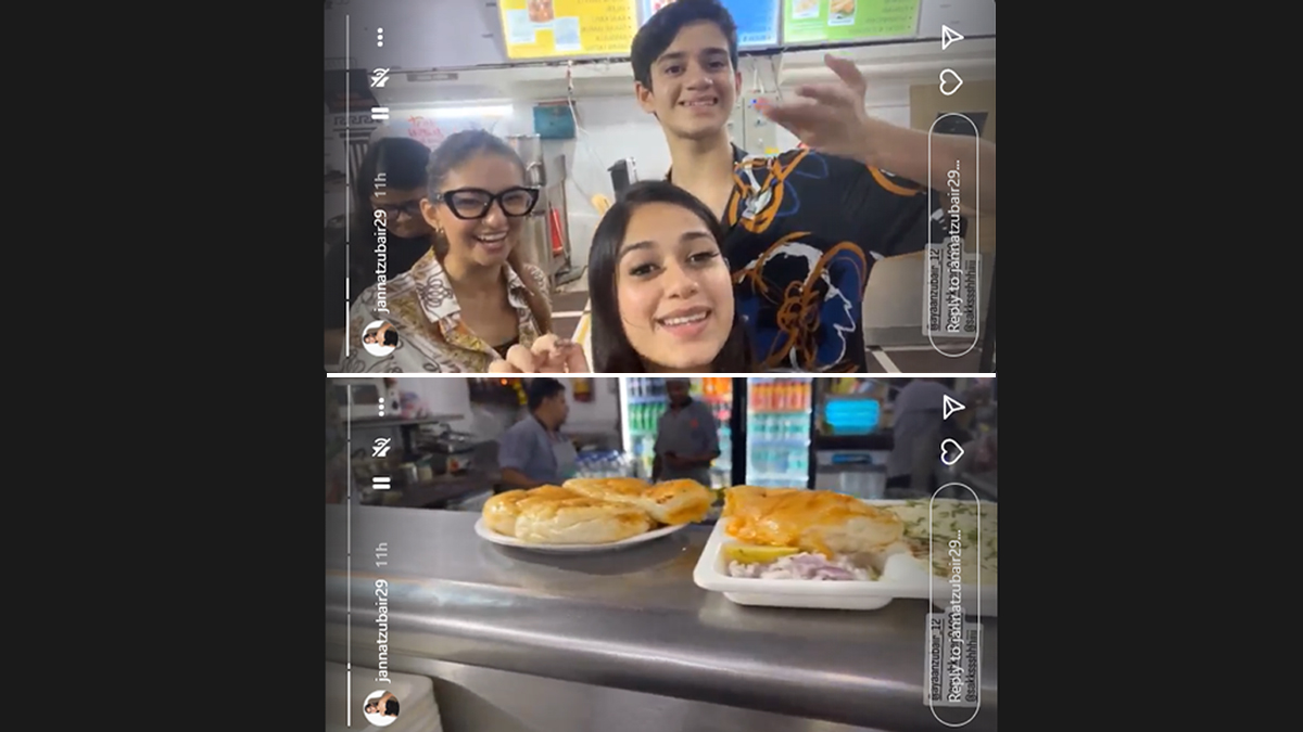 Anushka Sen Age Ki X Video - Jannat Zubair and Anushka Sen Ditch Their Diet Routines, Relish  Mouthwatering Junk Food! (View Pic) | ðŸ“º LatestLY