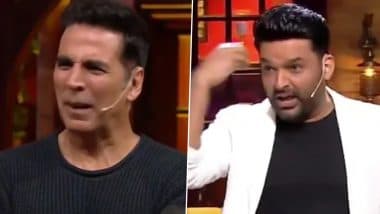 Akshay Kumar Blames Kapil Sharma for Failure of His Films, Says 'Yeh Aadmi Itni Nazar Lagata Hai' (Watch Promo)