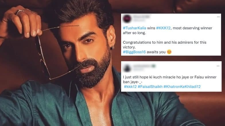 Tushar Kalia is Winner of Khatron Ke Khiladi 12; Netizens Feel Jannat Zubair or Faisal Shaikh Were More Deserving! (View Tweets)