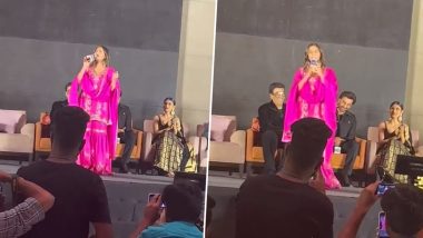 Mom-to-Be Alia Bhatt Singing ‘Kesariya’ Song’s Telugu Version During Brahmastra Press Meet Is a Treat for Actress’ Fans (Watch Video)