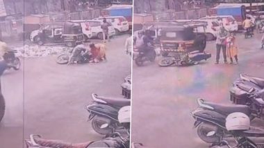 Pune Horror: Six-Month-Old Baby Crushed to Death After Biker Falls While Trying to Overtake Tractor (DISTURBING VIDEO)