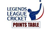 Legends League Cricket 2022 Points Table Live Updated: India Capitals Consolidate Top Spot With Three Consecutive Wins