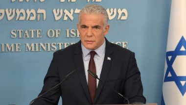 Israeli PM Yair Lapid Endorses Two-State Solution With Palestinians