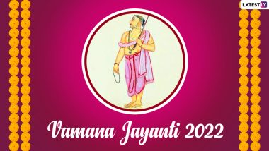 Happy Vamana Jayanti 2022 Greetings & Messages: Vamana Dwadashi Wishes, Quotes, HD Wallpapers, SMS and Sayings to Honour the Fifth Incarnation of Lord Vishnu