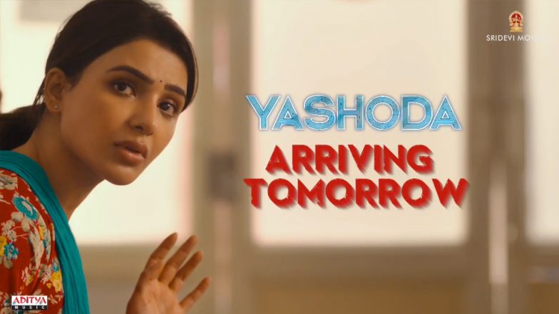 Ahead of Yashoda Teaser, Makers Drop Teasing Glimpse of Samantha Ruth Prabhu (Watch Video)