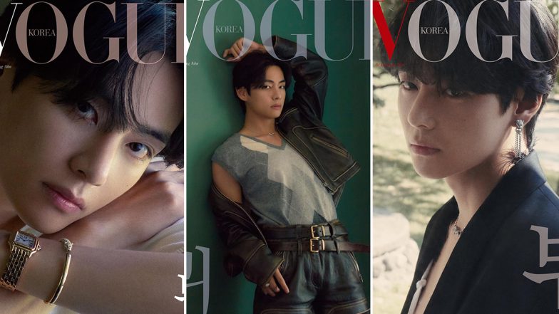 BTS' V aka Kim Taehyung Looks Dapper on Vogue Korea Magazine Covers, View  Stylish Pics of K-Pop Sensation