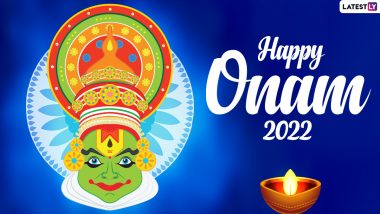 Happy Onam 2022 Wishes & Messages: Share These WhatsApp Stickers, GIF Images, HD Wallpapers and SMS on This Harvesting Festival of Kerala