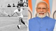 Naresh Kumar Dies: PM Narendra Modi Pays Tribute to Tennis Legend, Says &lsquo;He Will Be Remembered for His Pioneering Contribution to Indian Sports&rsquo;
