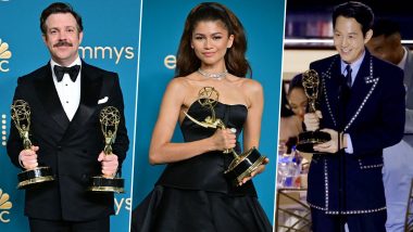 Emmys 2022: Jason Sudeikis, Lee Jung Jae and Zendaya Win Big With Ted Lasso, Squid Game and Euphoria Respectively