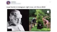 Royal Family Instagram Page With Side-By-Side Posts of Queen Elizabeth II Demise Announcement and Royal Members Digging At Garden Is One Hella Awkward Placement!