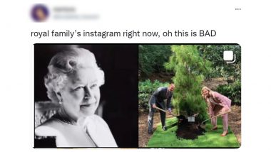 Royal Family Instagram Page With Side-By-Side Posts of Queen Elizabeth II Demise Announcement and Royal Members Digging At Garden Is One Hella Awkward Placement!