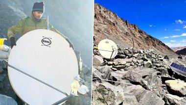 Indian Army Activates Satellite-Based Internet Service on Siachen Glacier