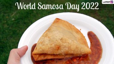 World Samosa Day 2022 Images & HD Wallpapers: Share These Mouthwatering Pictures of Samosa With Your Foodie Buddies to Celebrate the Little Pockets of Goodness!